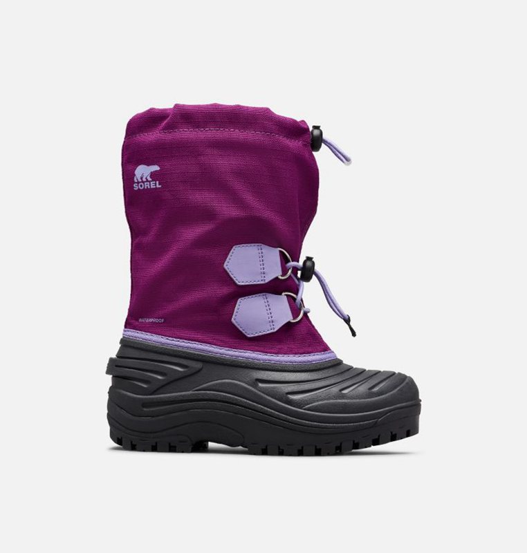 Sorel Barn Vinterkängor Lila/Svarta - Youth Super Trooper™ - XLY-586149